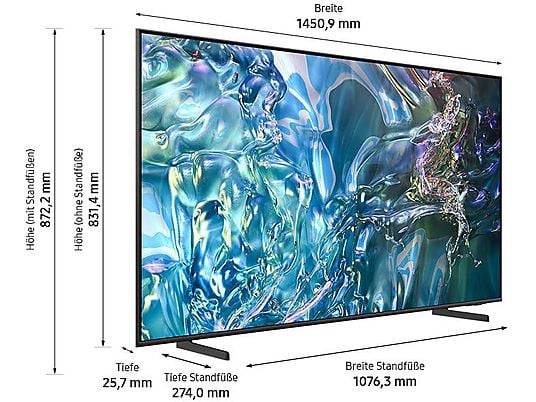 SAMSUNG QE65Q60DAU TV (Flat, 65 " / 163 cm, UHD 4K, Smart TV, Tizen