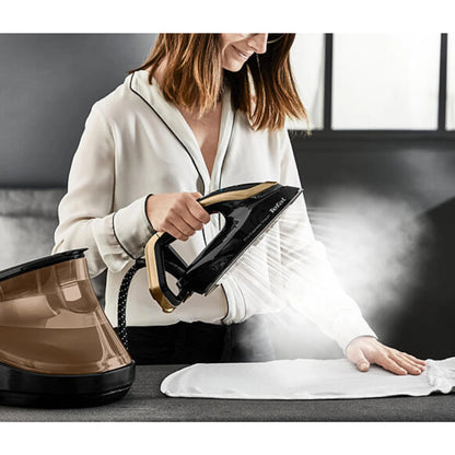 TEFAL Pro Express Vision (GV9820) Dampfbügelstation Schwarz/Gold